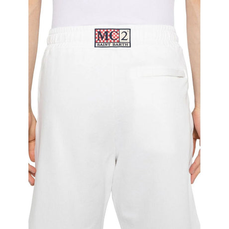 MC2 Saint Barth White Cotton Short