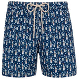 MC2 Saint Barth Blue Polyester Men Swim Trunk