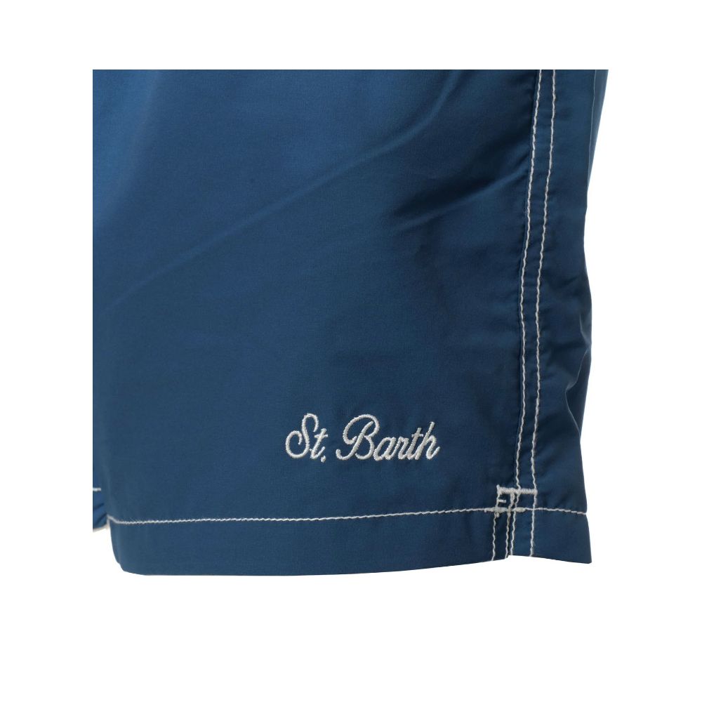 MC2 Saint Barth Blue Polyester Men's Swim Trunks