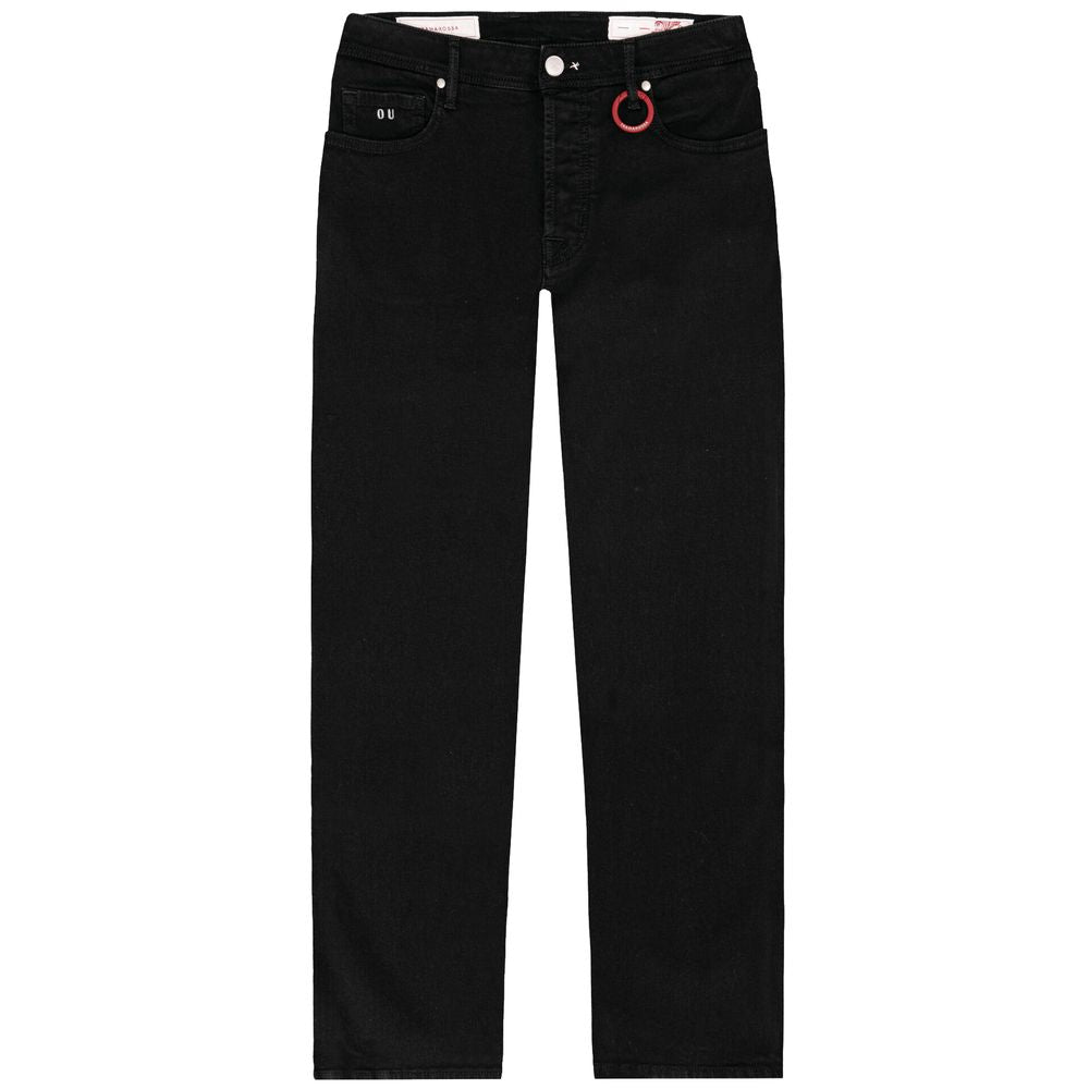 Tramarossa Black Cotton Jeans & Pant