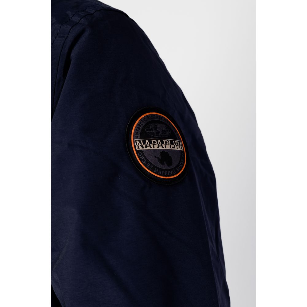 Napapijri Blue Nylon Jacket