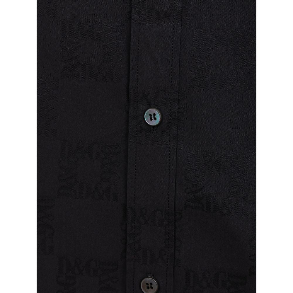 Dolce & Gabbana Black Cotton Shirt