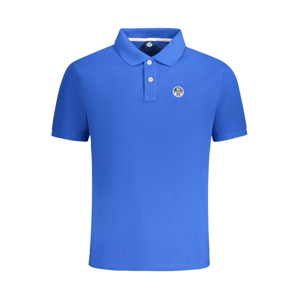 North Sails Blue Cotton Polo Shirt