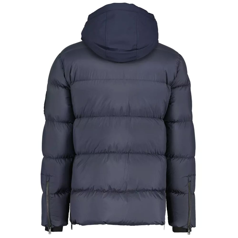 Moose Knuckles Blue Nylon Jacket