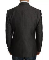 Dolce & Gabbana Gray MARTINI 2 Piece Vest Coat Blazer