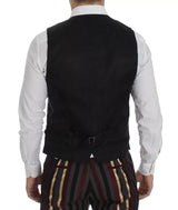 Dolce & Gabbana Multicolor Striped Runway 3 Piece Slim Fit Vest Suit