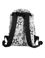 Dolce & Gabbana White DG Stars Print Nylon School Backpack Bag