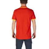 Hugo Boss Red Cotton Polo Shirt