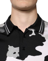 Dolce & Gabbana Multicolor Camouflage Collared Polo T-shirt