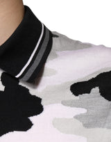 Dolce & Gabbana Multicolor Camouflage Collared Polo T-shirt