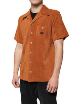 Dolce & Gabbana Hazel Cotton Velvet Button Down Collared Shirt