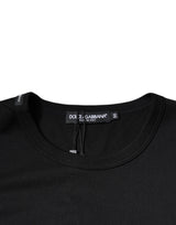 Dolce & Gabbana Blue Crown Crew Neck Short Sleeves T-shirt