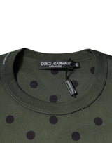 Dolce & Gabbana Gray Sicilia Cotton Crew Neck T-shirt