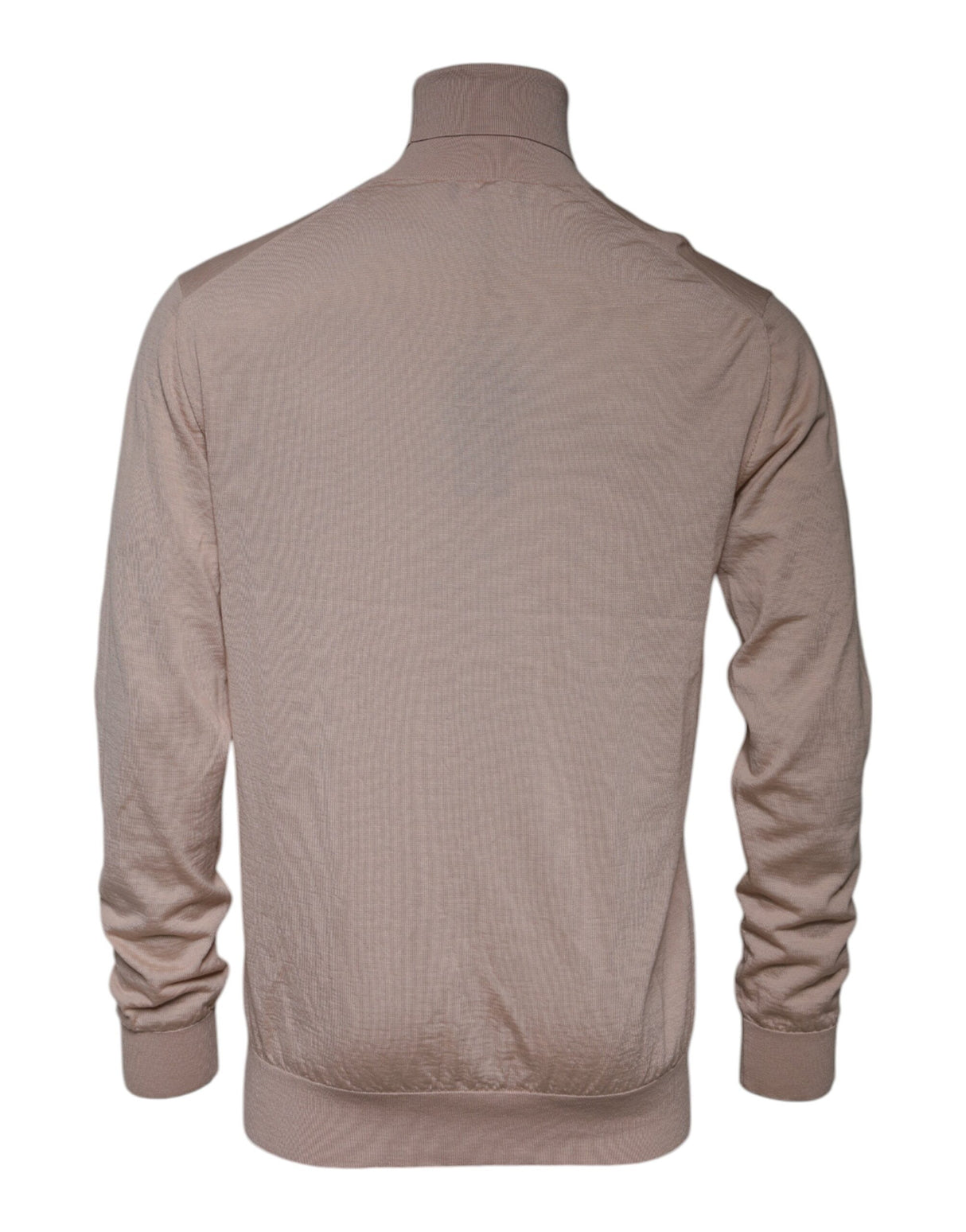 Dolce & Gabbana Beige Cashmere Turtleneck Pullover Sweater