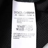 Dolce & Gabbana Black Cotton Sleeveless Round Neck Tank T-shirt