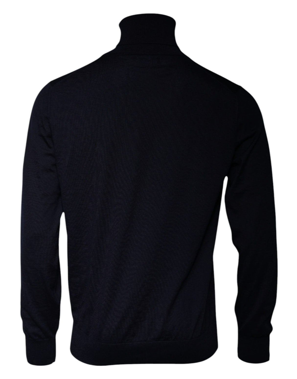 Dolce & Gabbana Blue Cashmere Turtleneck Pullover Sweater