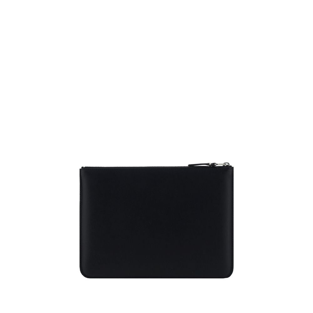 Comme Des Garçons Wallet Silver Eyelet Coin Purse