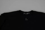 Dolce & Gabbana Black Cashmere Crew Neck Sweatshirt Sweater