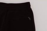 Dolce & Gabbana Purple Cashmere Gym Training Sport Pants