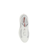 Prada White Leather America's Sneakers