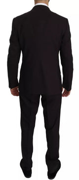 Dolce & Gabbana Purple MARTINI Wool Stretch 2 Piece Suit