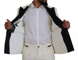 Dolce & Gabbana White Double Breasted 2 Piece SICILIA Suit