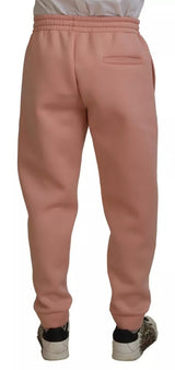 Dolce & Gabbana Pink Polyester Sweatpants Jogger Pants