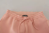 Dolce & Gabbana Pink Polyester Sweatpants Jogger Pants