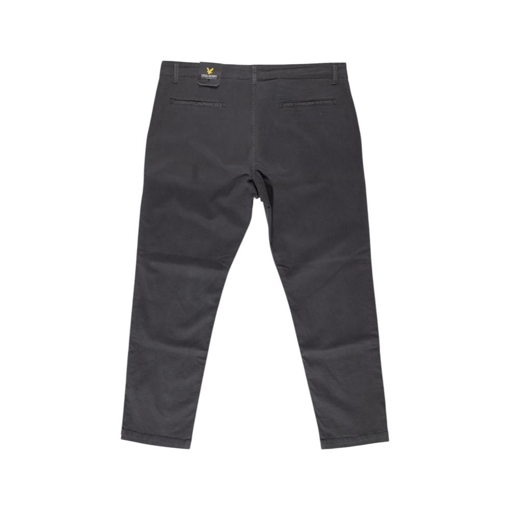 Lyle & Scott Gray Cotton Jeans & Pant