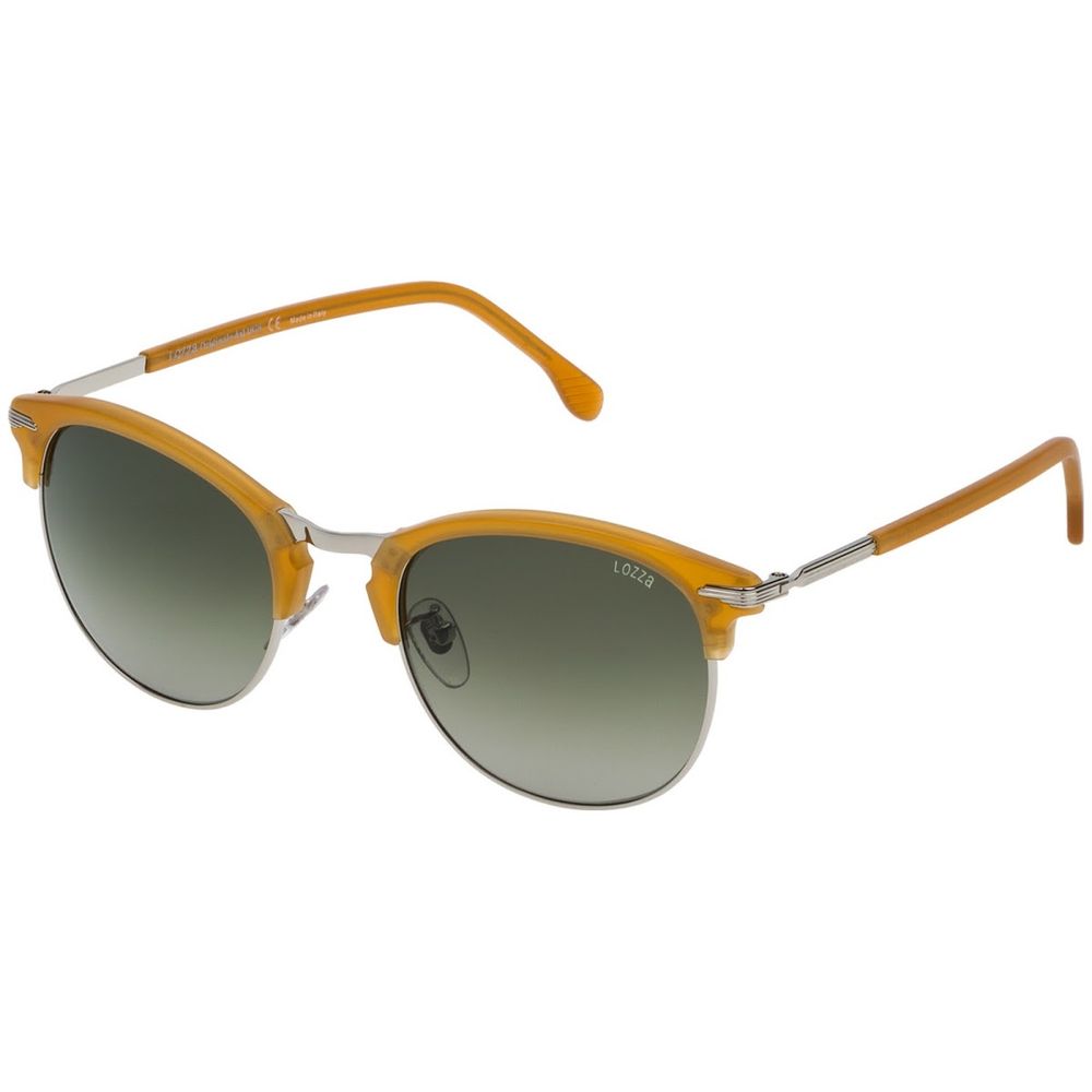 Lozza Brown Metal Sunglasses