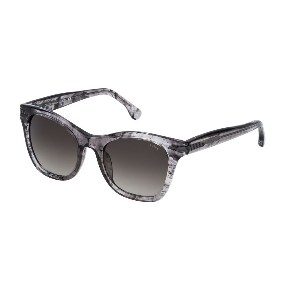 Lozza Gray Acetate Sunglasses