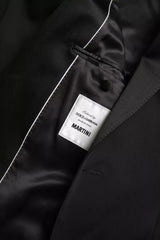 Dolce & Gabbana Black Wool Single Breasted MARTINI Blazer