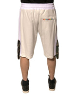 Dolce & Gabbana Beige Cotton Men Casual Cargo Bermuda Shorts