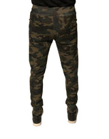 Dolce & Gabbana Multicolor Camouflage Jogger Sweatpants Pants