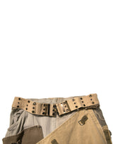 Dolce & Gabbana Multicolor Reconstructed Flight Cargo Pants