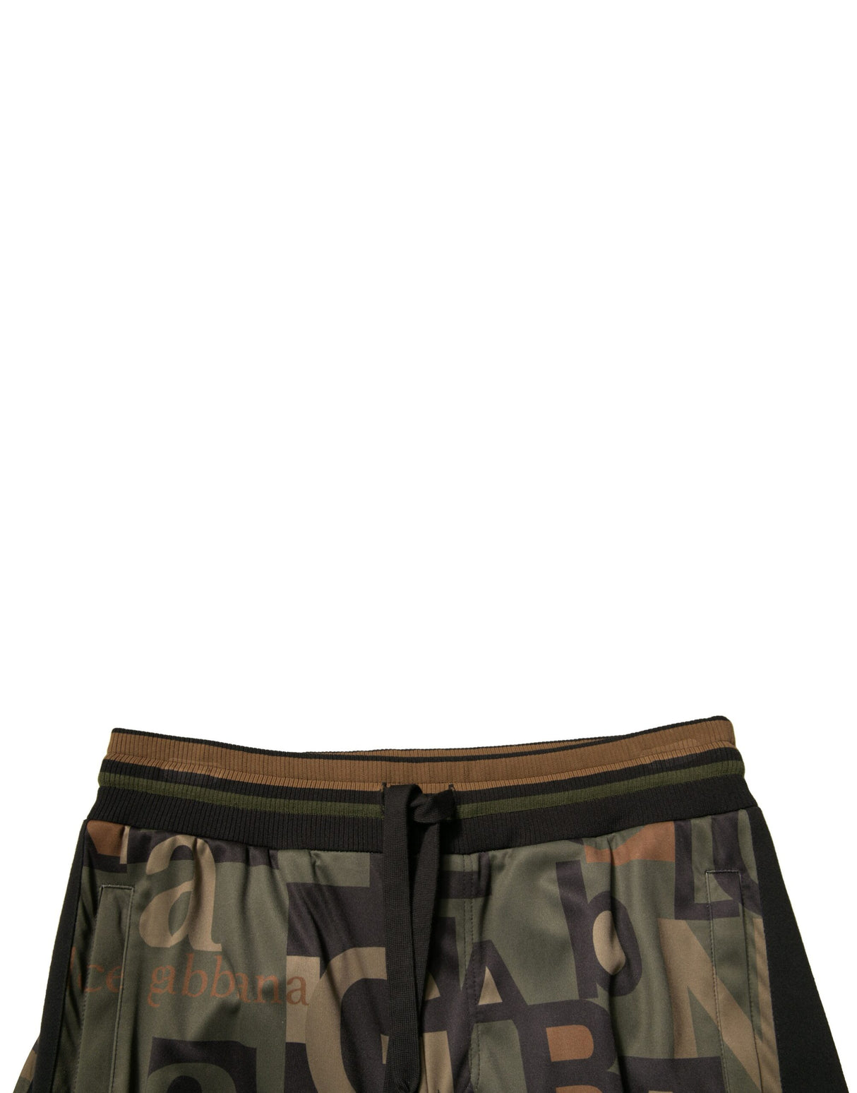 Dolce & Gabbana Multicolor Logo Camouflage Cargo Jogger Pants