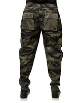 Dolce & Gabbana Green Cotton Jogger Cargo Pants