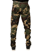 Dolce & Gabbana Multicolor Patchwork Camouflage Cargo Pants