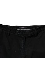 Dolce & Gabbana Black HOUSTON Men Cropped Denim Jeans