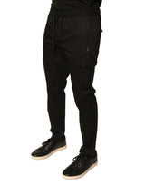 Dolce & Gabbana Black Cotton Jogger Jogging Pants