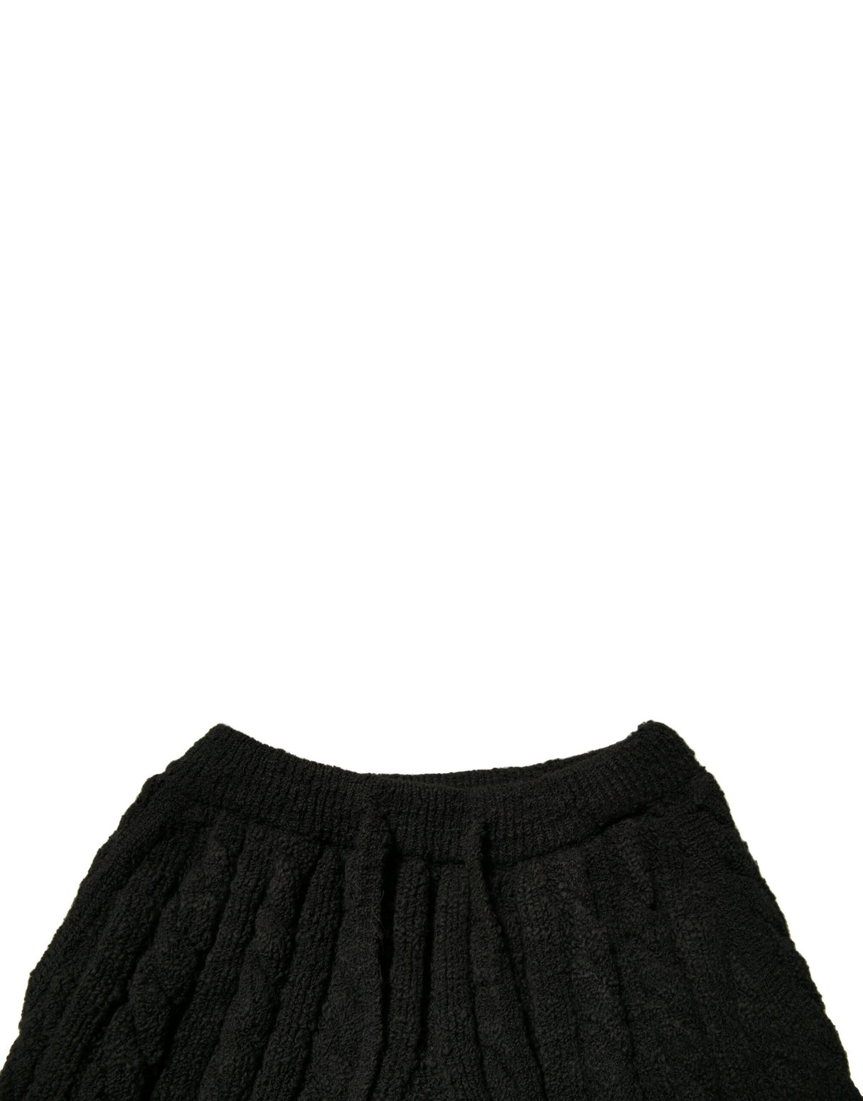 Dolce & Gabbana Black Wool Knitted Skinny Pants