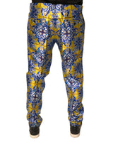 Dolce & Gabbana Multicolor MajolicaSilk Skinny Pants