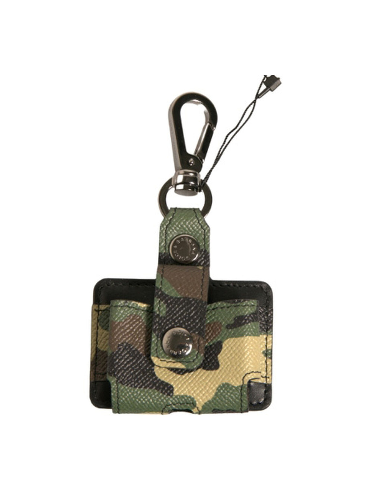 Dolce & Gabbana Multicolor Camouflage Leather Metal Airpods Case