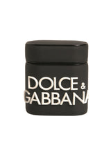 Dolce & Gabbana Black White Silicone Embossed Logo Airpods Case