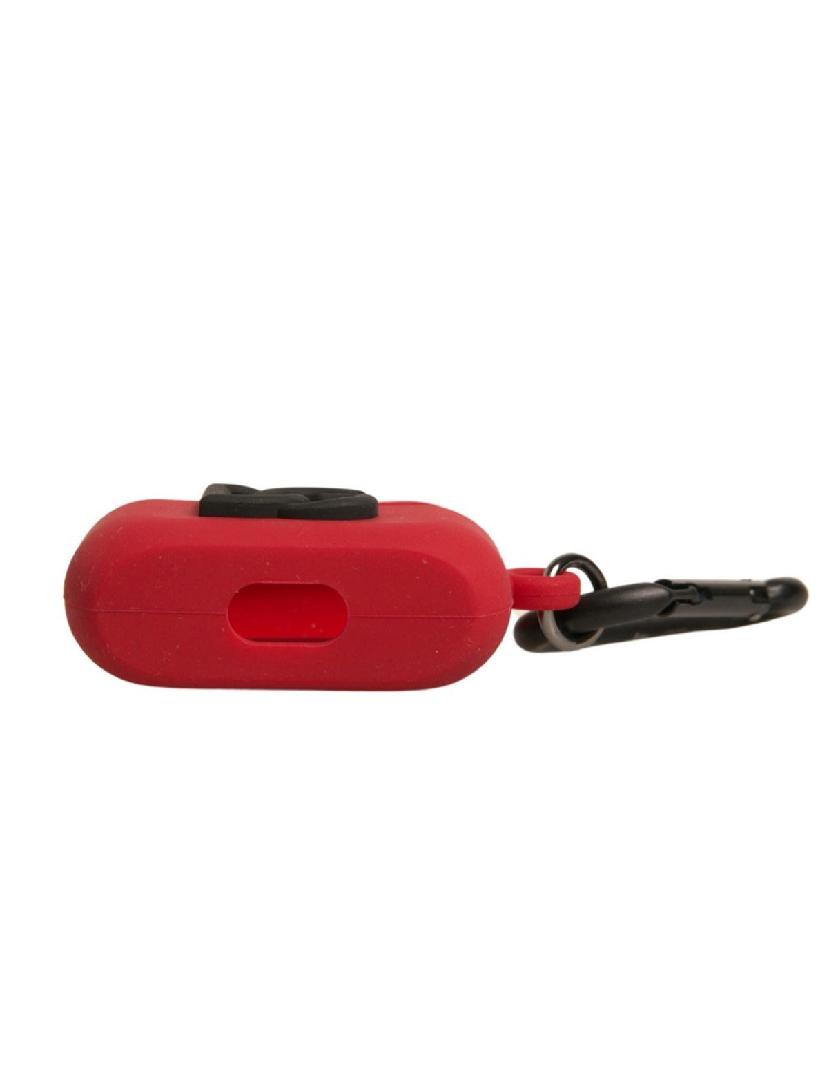 Dolce & Gabbana Red Silicone Rubber Logo Embossed Airpods Case