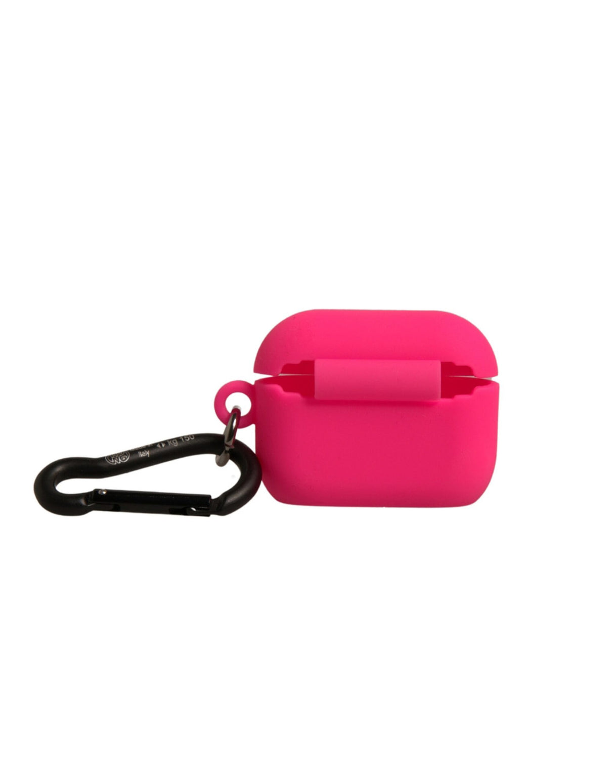 Dolce & Gabbana Pink Silicone Rubber Logo Embossed Airpods Case