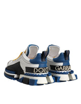 Dolce & Gabbana Multicolor Leather SUPER KING Sneakers Shoes