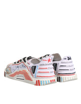 Dolce & Gabbana Multicolor Suede Fabric NS1 Sneakers Shoes