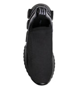 Dolce & Gabbana Black Sorrento Slip On Low Top Sneakers Shoes