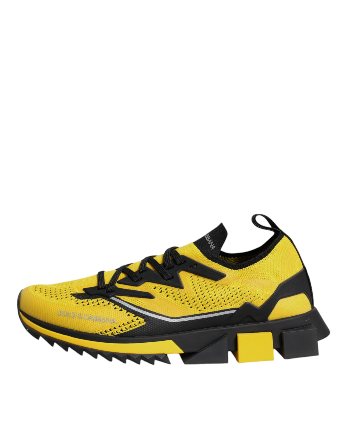 Dolce & Gabbana Yellow SORRENTO Sport Stretch Sneakers Shoes